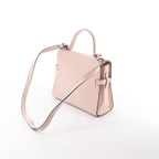 Delvaux Tempête MM Leather 2Way Handbag in Pink