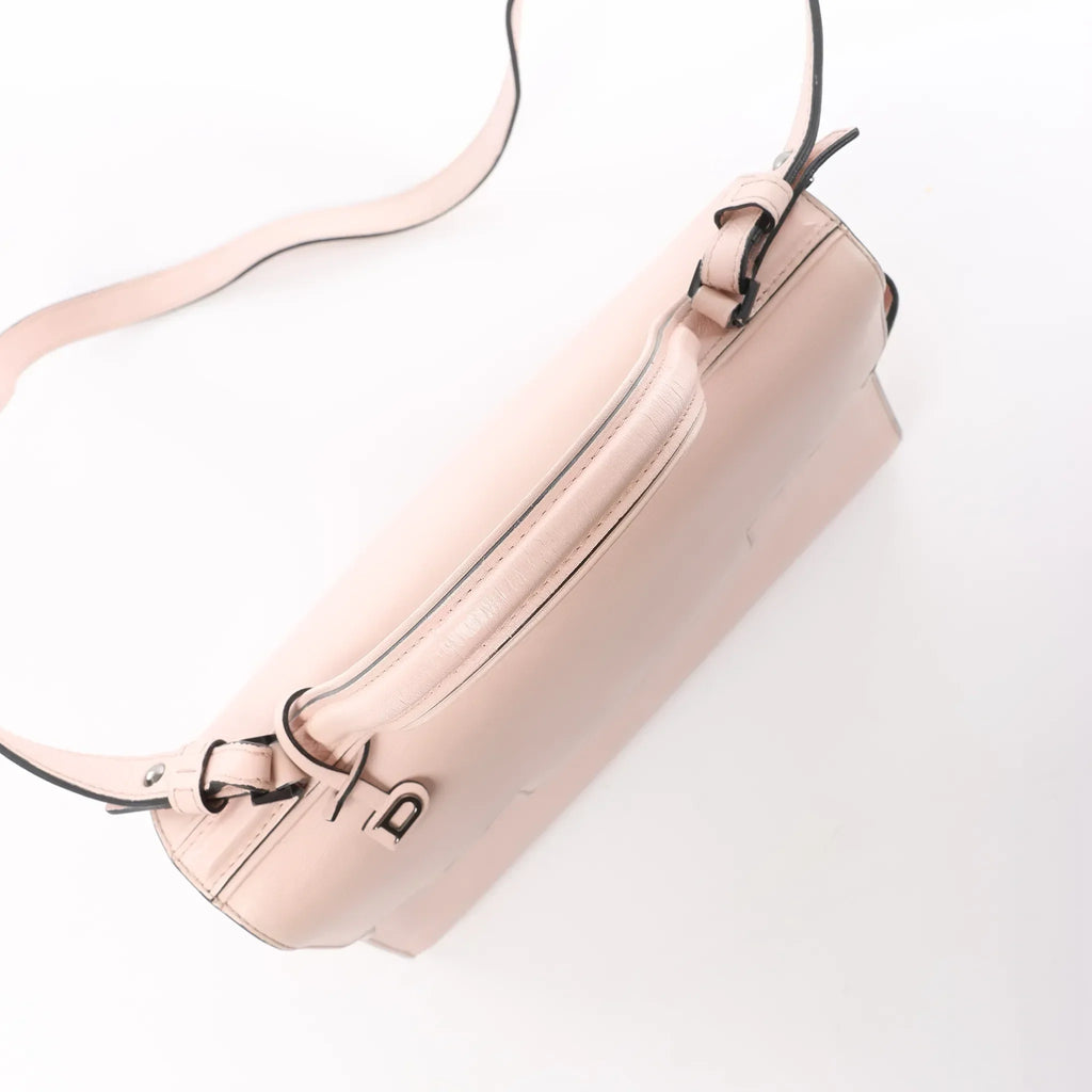 Delvaux Tempête MM Leather 2Way Handbag in Pink
