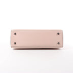 Delvaux Tempête MM Leather 2Way Handbag in Pink