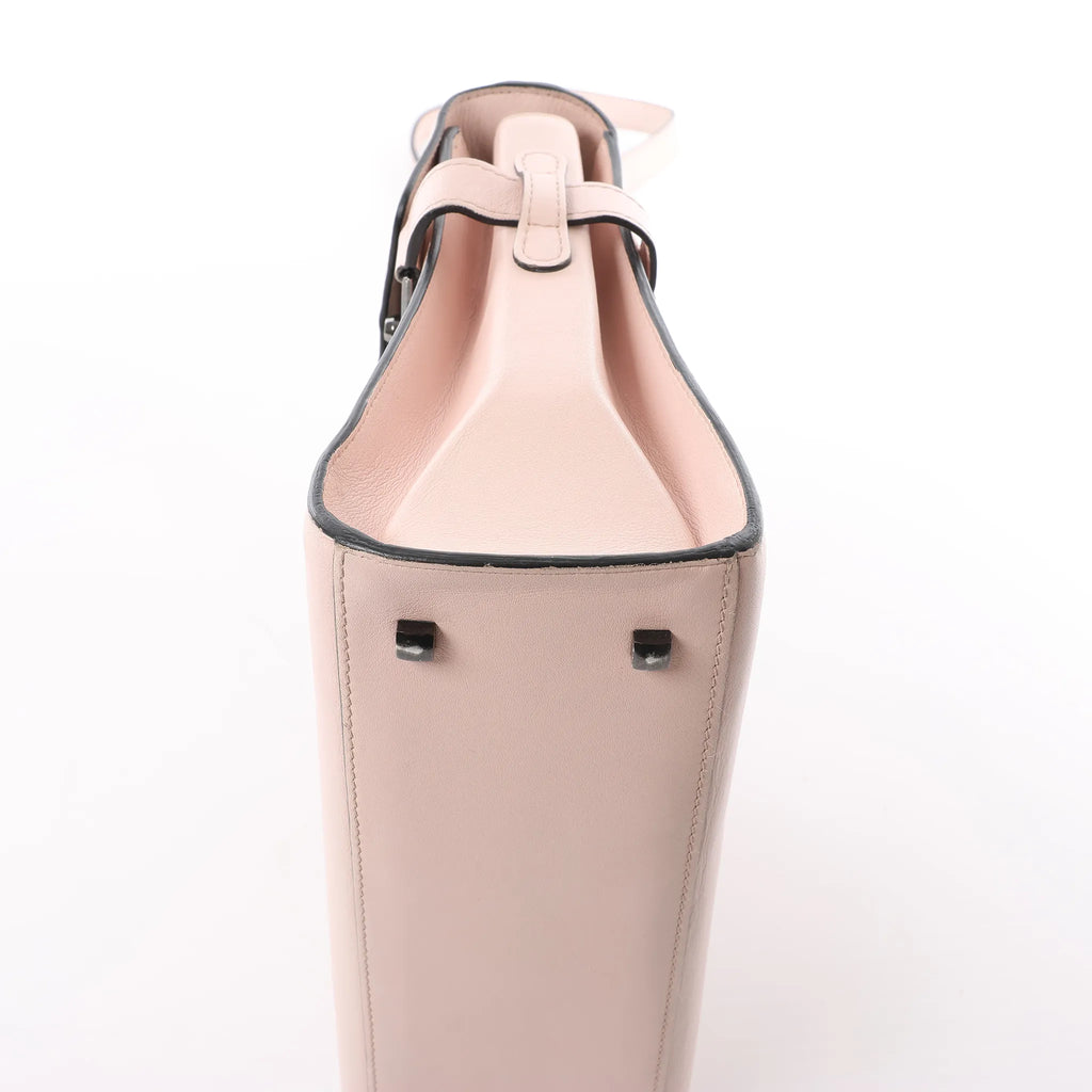 Delvaux Tempête MM Leather 2Way Handbag in Pink