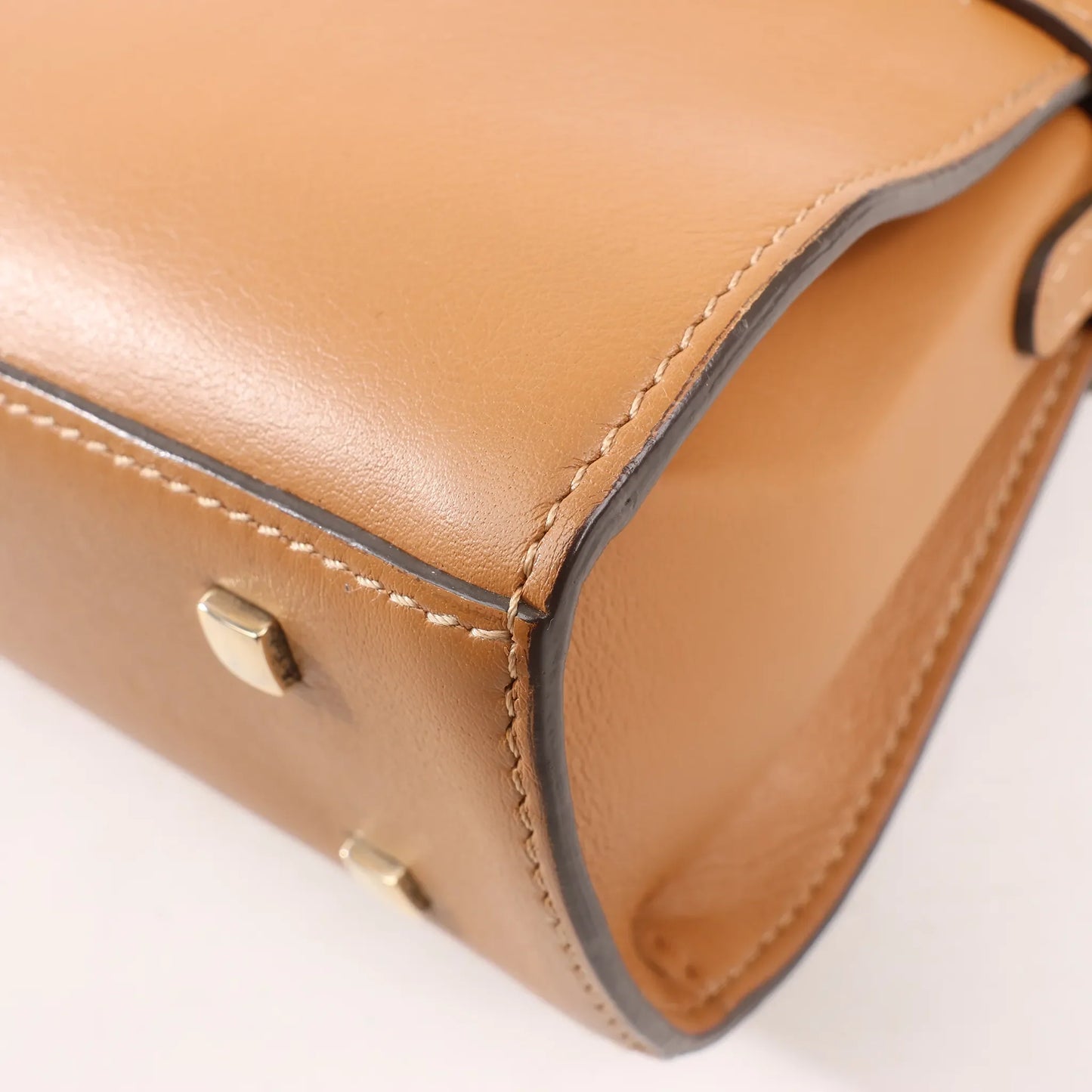 Delvaux Tempête PM Leather 2Way Handbag in Brown