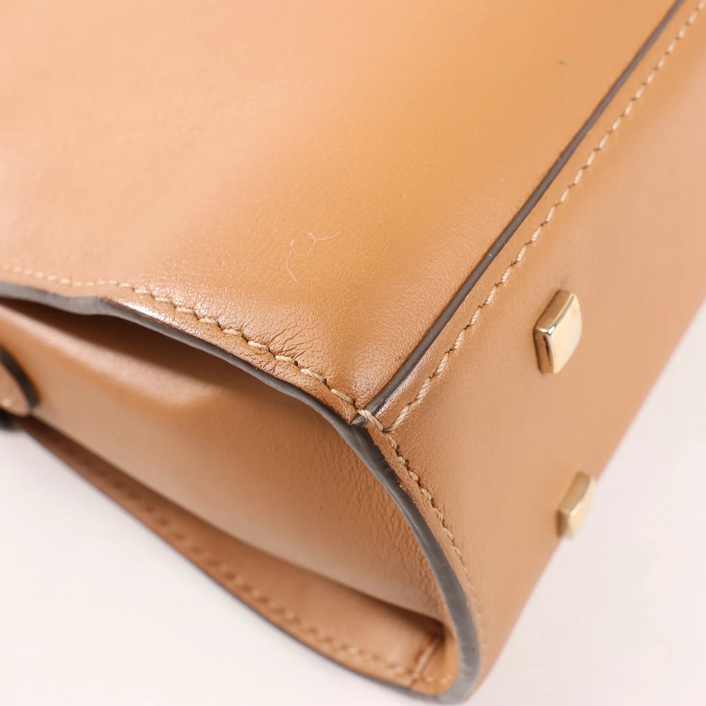 Delvaux Tempête PM Leather 2Way Handbag in Brown