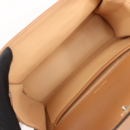 Delvaux Tempête PM Leather 2Way Handbag in Brown