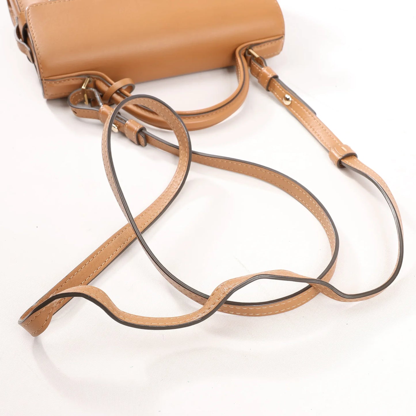 Delvaux Tempête PM Leather 2Way Handbag in Brown