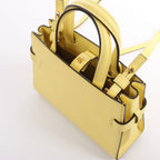 Delvaux Tempête PM Leather 2Way Crossbody Bag in Yellow