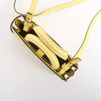 Delvaux Tempête PM Leather 2Way Crossbody Bag in Yellow