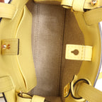 Delvaux Tempête PM Leather 2Way Crossbody Bag in Yellow