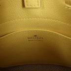 Delvaux Tempête PM Leather 2Way Crossbody Bag in Yellow