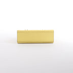 Delvaux Tempête PM Leather 2Way Crossbody Bag in Yellow