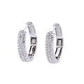 Non Signe / Unsigned Diamond Earrings K18WG 4.4g 1.0 ct