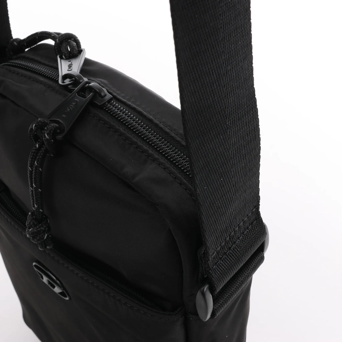 Diesel D-Pack Nylon Crossbody Bag in Black