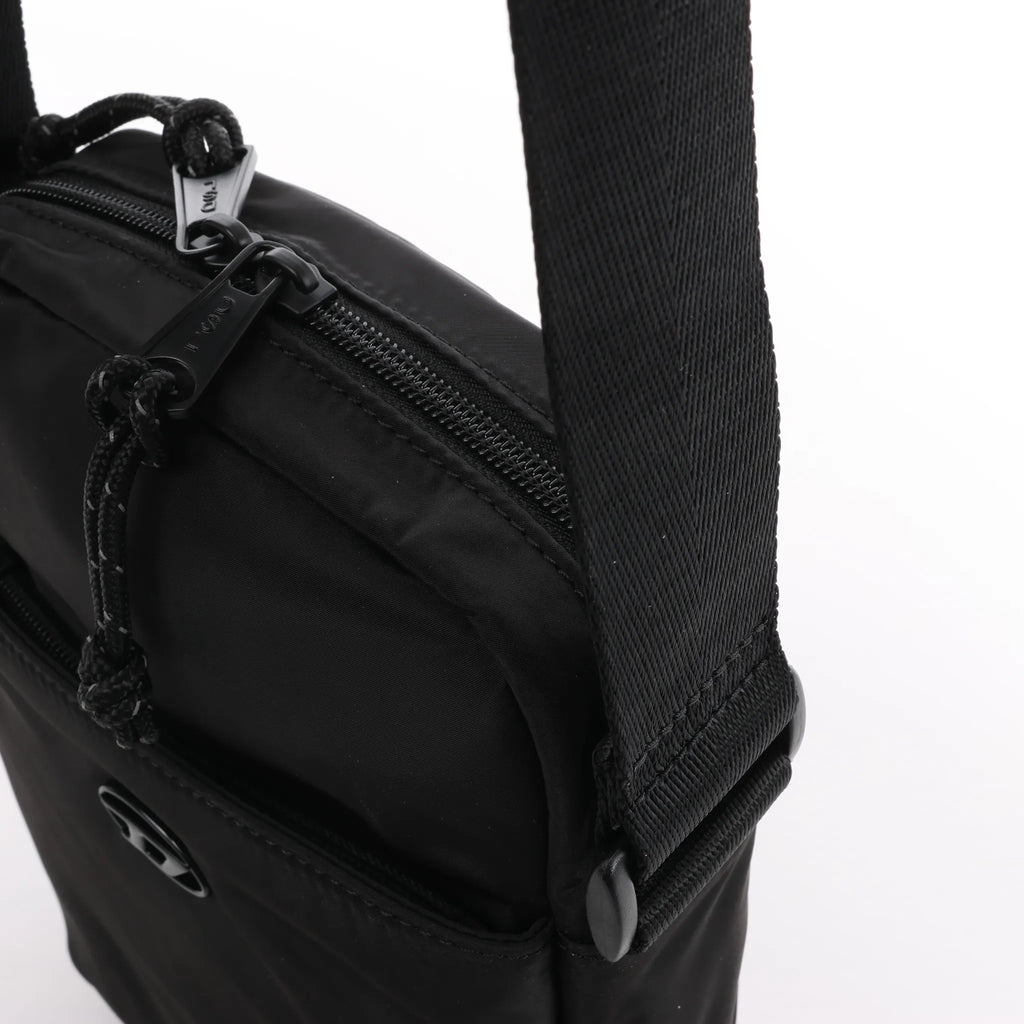 Diesel D-Pack Nylon Crossbody Bag in Black