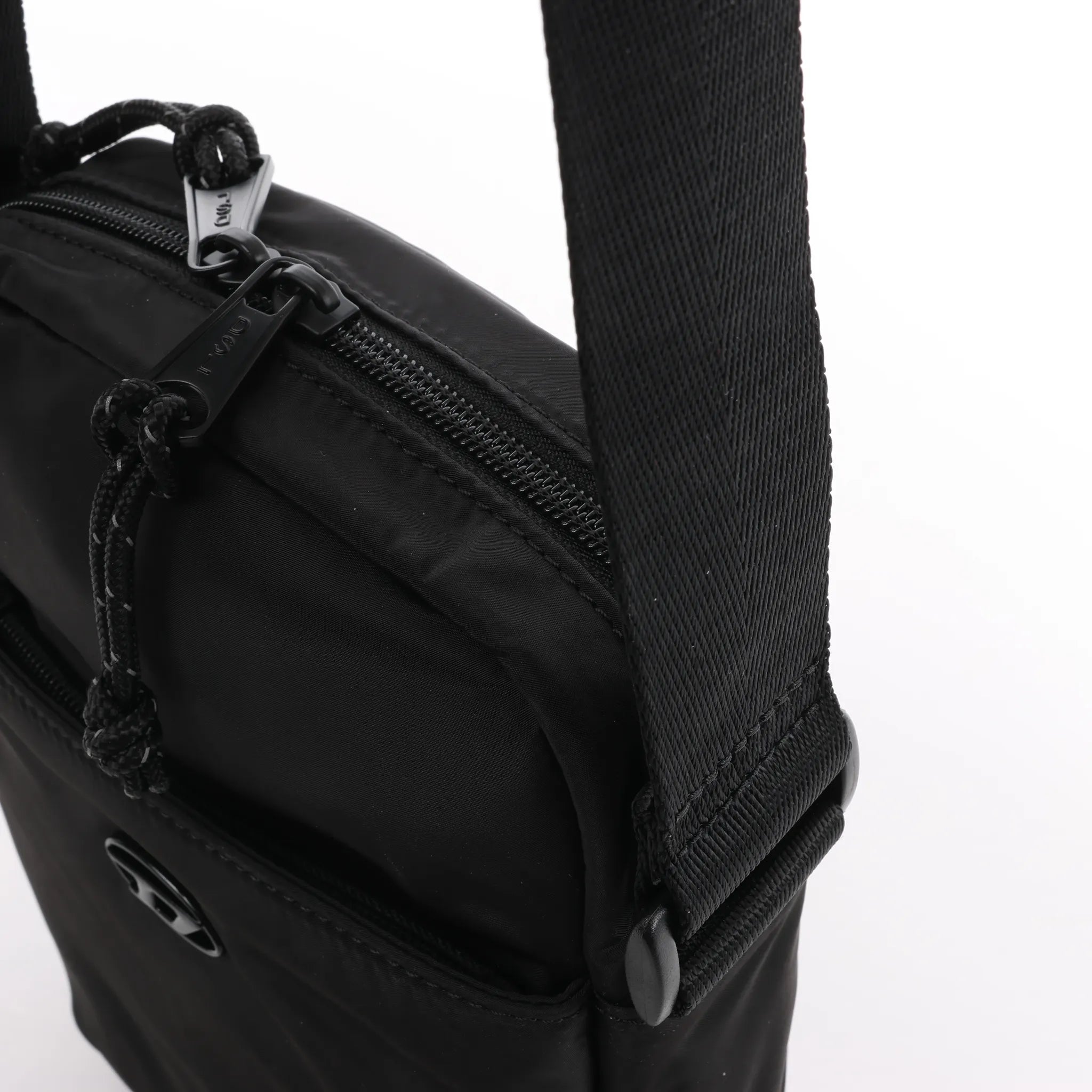 Diesel D-Pack Nylon Crossbody Bag in Black