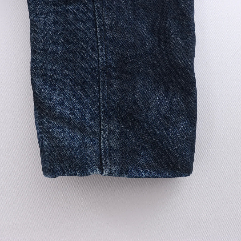 Diesel DE-ALI-S GIACCA Cropped Denim Jacket in Navy Blue, Size XL