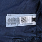 Diesel DE-ALI-S GIACCA Cropped Denim Jacket in Navy Blue, Size XL