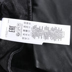 Diesel L-NYN Leather and Denim Bomber Jacket in Black, 50 IT