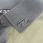 DIESEL Lurex-Detail Long-Sleeved Shirt in Yellow, Size S