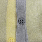 DIESEL Lurex-Detail Long-Sleeved Shirt in Yellow, Size S