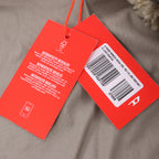 Diesel S-LUKE GIACCA Teddy-fleece Jacket with Graffiti Motif in Brown x Red, Size XXL