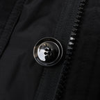 Diesel W-Jorgy Padded Parka Hooded Fluffy Faux-Fur in Black, Size 48 IT