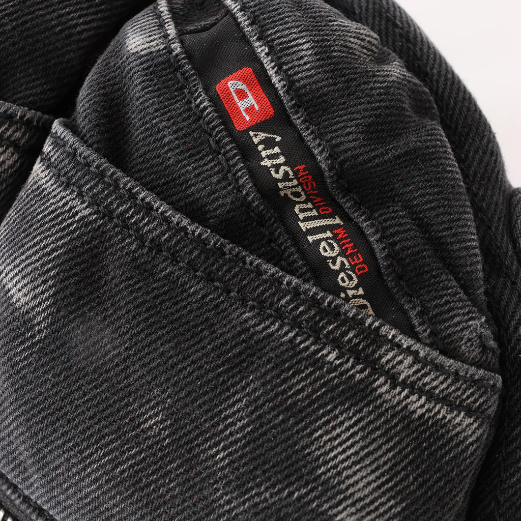 Diesel Multi-Pkts Multipocket Washed Denim Crossbody bag in Gray
