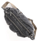 Diesel Multi-Pkts Multipocket Washed Denim Crossbody bag in Gray