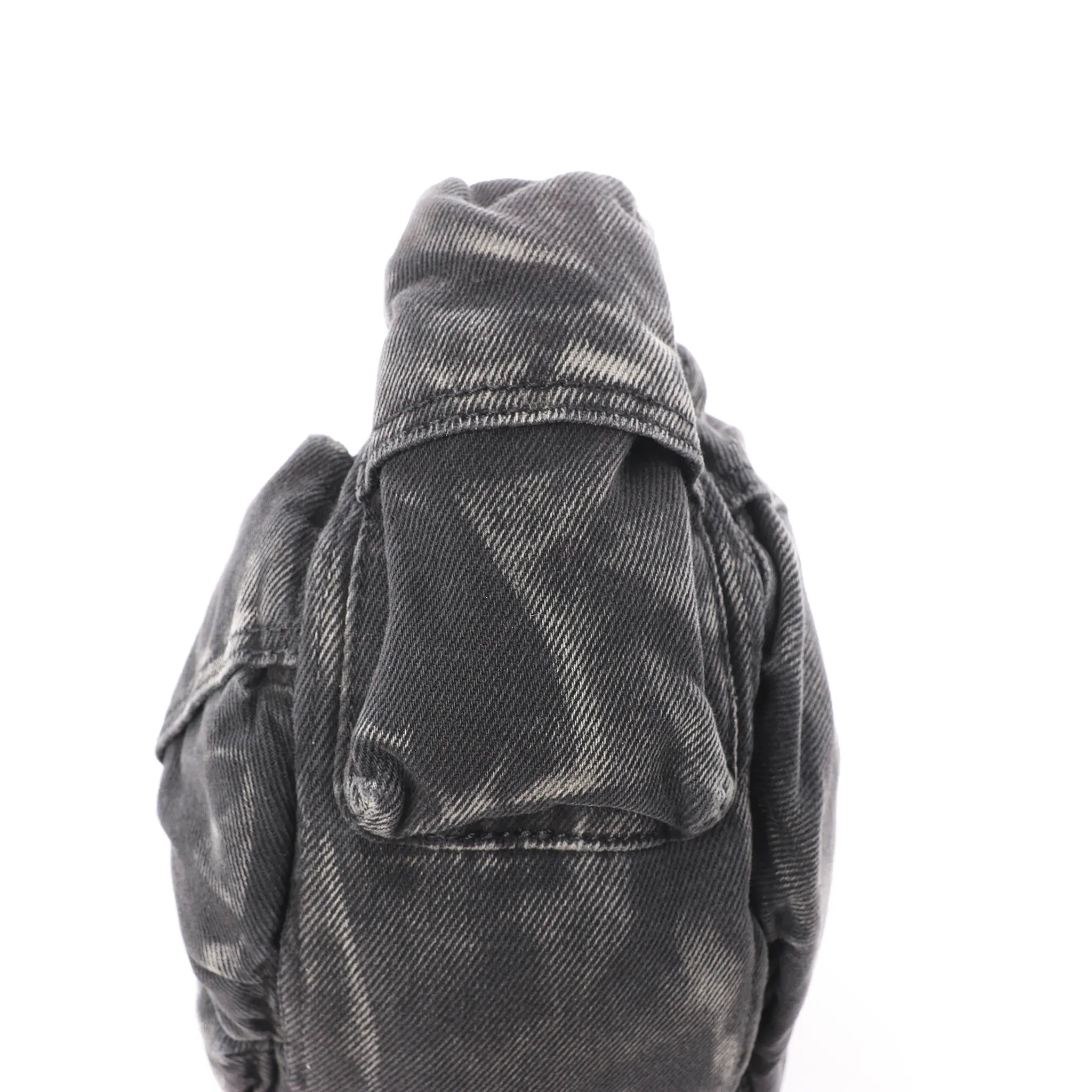 Diesel Multi-Pkts Multipocket Washed Denim Crossbody bag in Gray