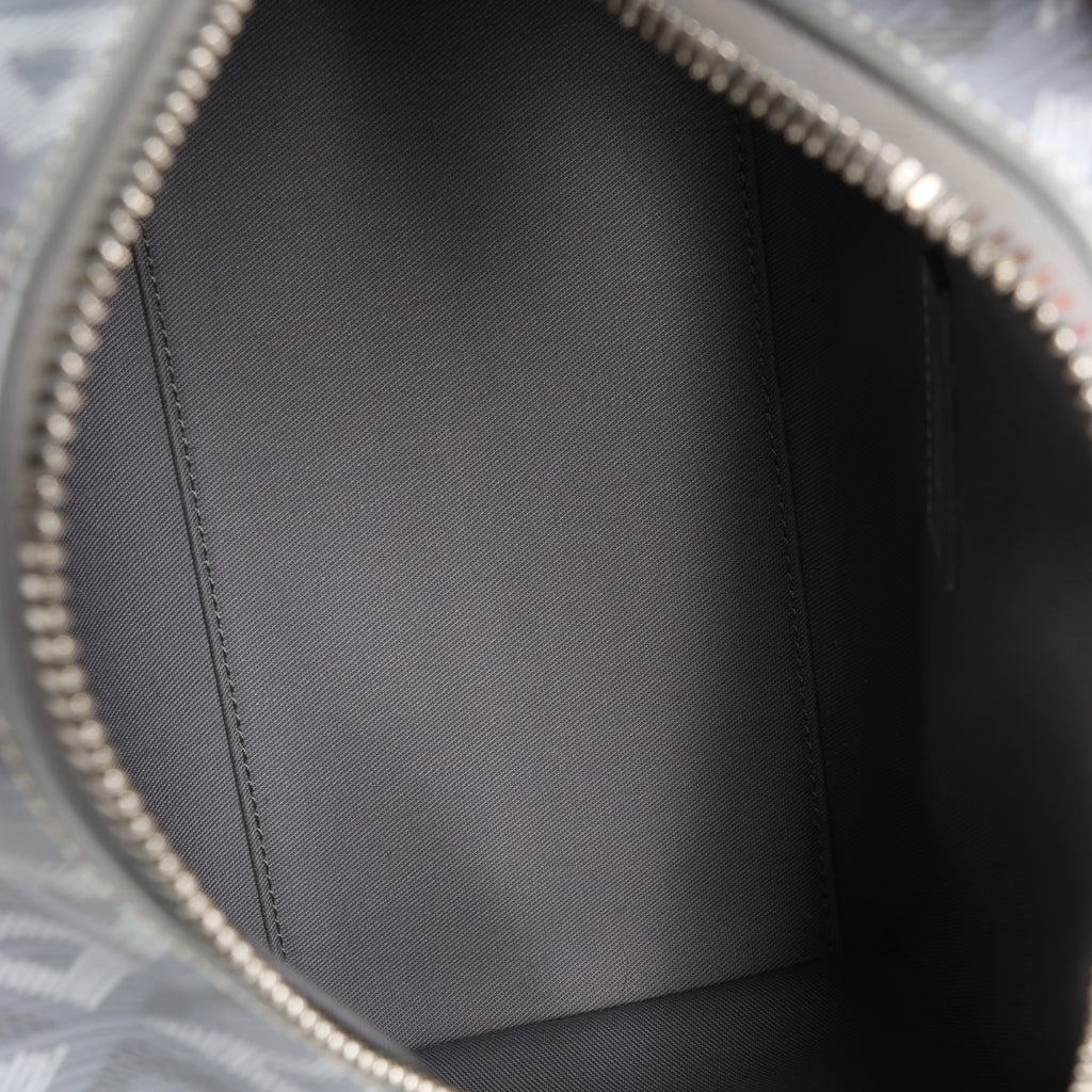 Dior CD diamond PVC & Leather 2Way Handbag in Gray