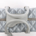 Dior CD diamond PVC & Leather 2Way Handbag in Gray