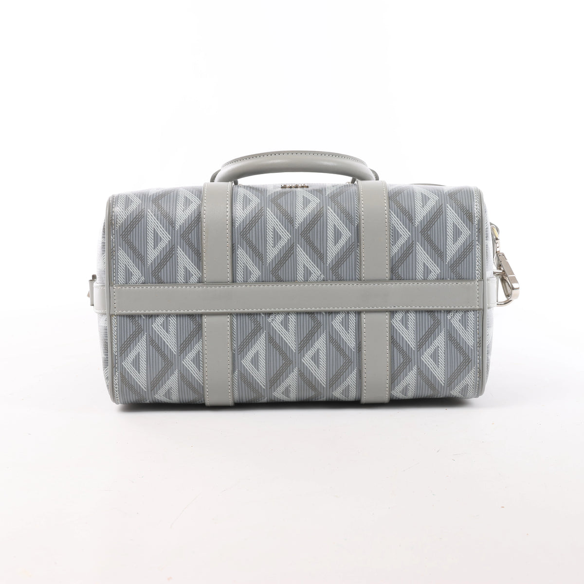 Dior CD diamond PVC & Leather 2Way Handbag in Gray