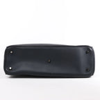 Dior Diorissimo Smooth Leather Large 2Way Handbag in Black x Rose Indien