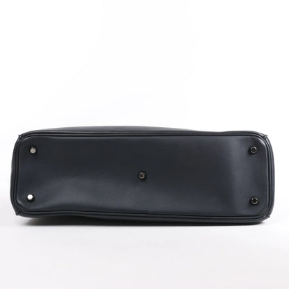 Große 2-Wege-Handtasche aus Glattleder von Dior Diorissimo in Schwarz x Rose Indien