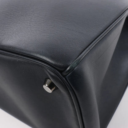 Dior Diorissimo Smooth Leather Large 2Way Handbag in Black x Rose Indien