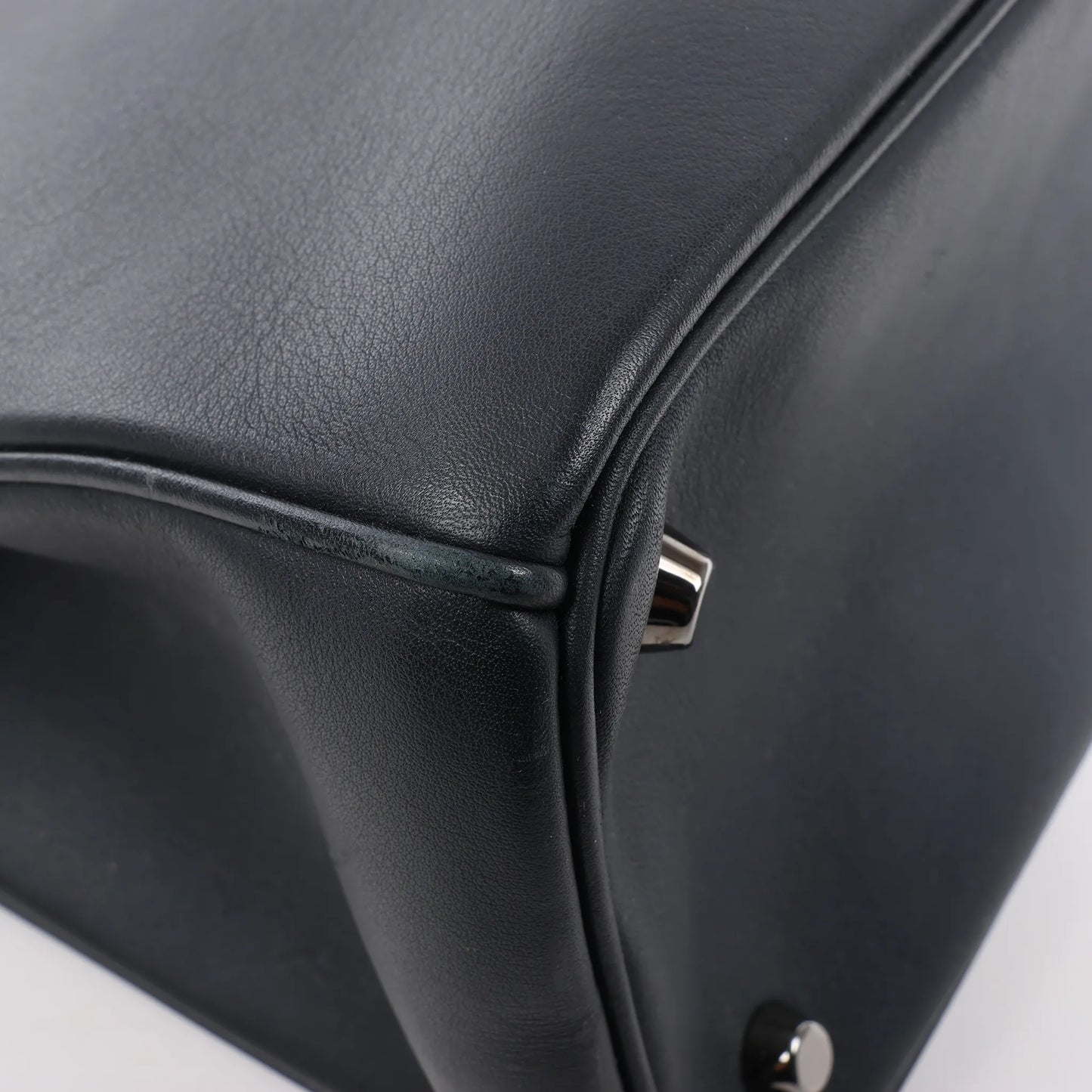 Große 2-Wege-Handtasche aus Glattleder von Dior Diorissimo in Schwarz x Rose Indien