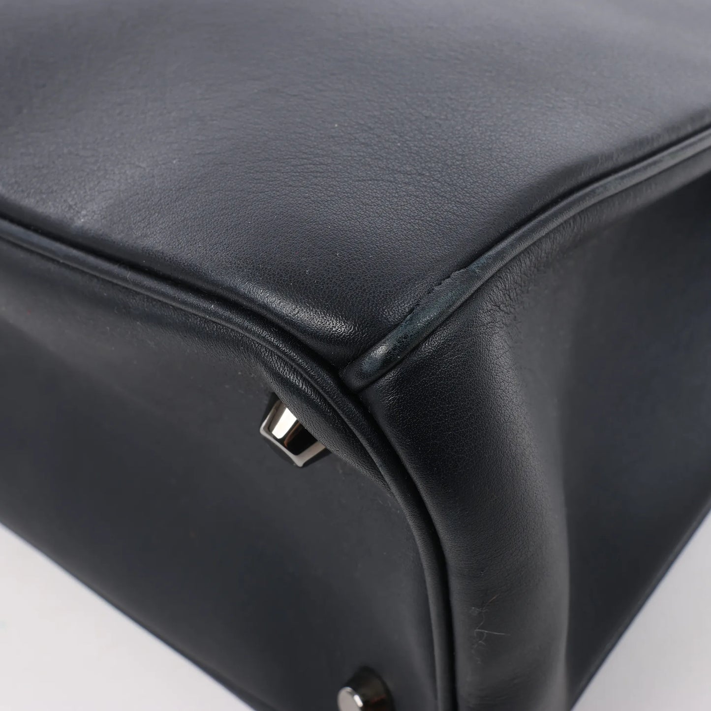 Große 2-Wege-Handtasche aus Glattleder von Dior Diorissimo in Schwarz x Rose Indien