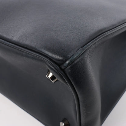 Große 2-Wege-Handtasche aus Glattleder von Dior Diorissimo in Schwarz x Rose Indien