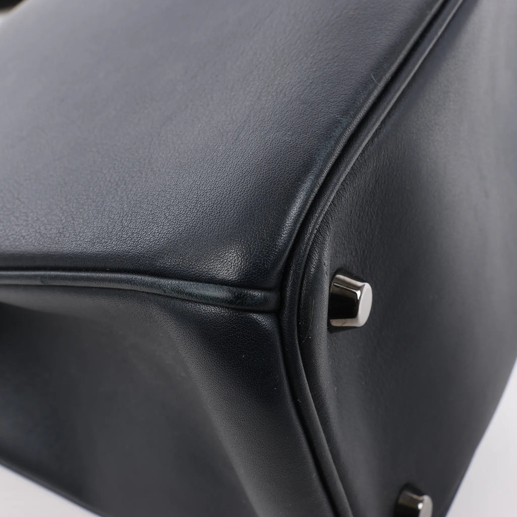 Dior Diorissimo Smooth Leather Large 2Way Handbag in Black x Rose Indien