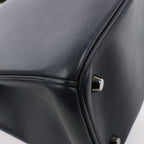 Dior Diorissimo Smooth Leather Large 2Way Handbag in Black x Rose Indien