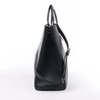 Dior Diorissimo Smooth Leather Large 2Way Handbag in Black x Rose Indien