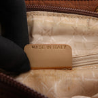 Dior Lady Dior Cannage Nylon Handbag in Brown
