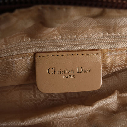 Dior Lady Dior Cannage Nylon Handbag in Brown