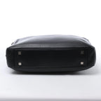 Bolso de mano grande de 2 vías Dior Diorissimo de cuero liso en negro x Rose Indien