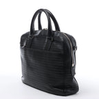 Bolso de mano grande de 2 vías Dior Diorissimo de cuero liso en negro x Rose Indien