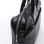 Bolso de mano grande de 2 vías Dior Diorissimo de cuero liso en negro x Rose Indien
