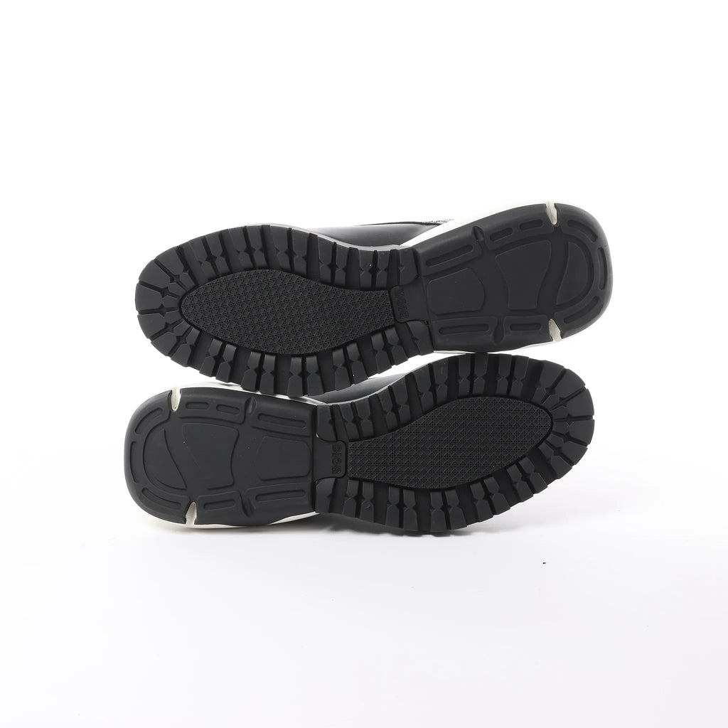 Dior Derby Hybrid Sole Leather Sneakers in Black, Size 42.5 EU