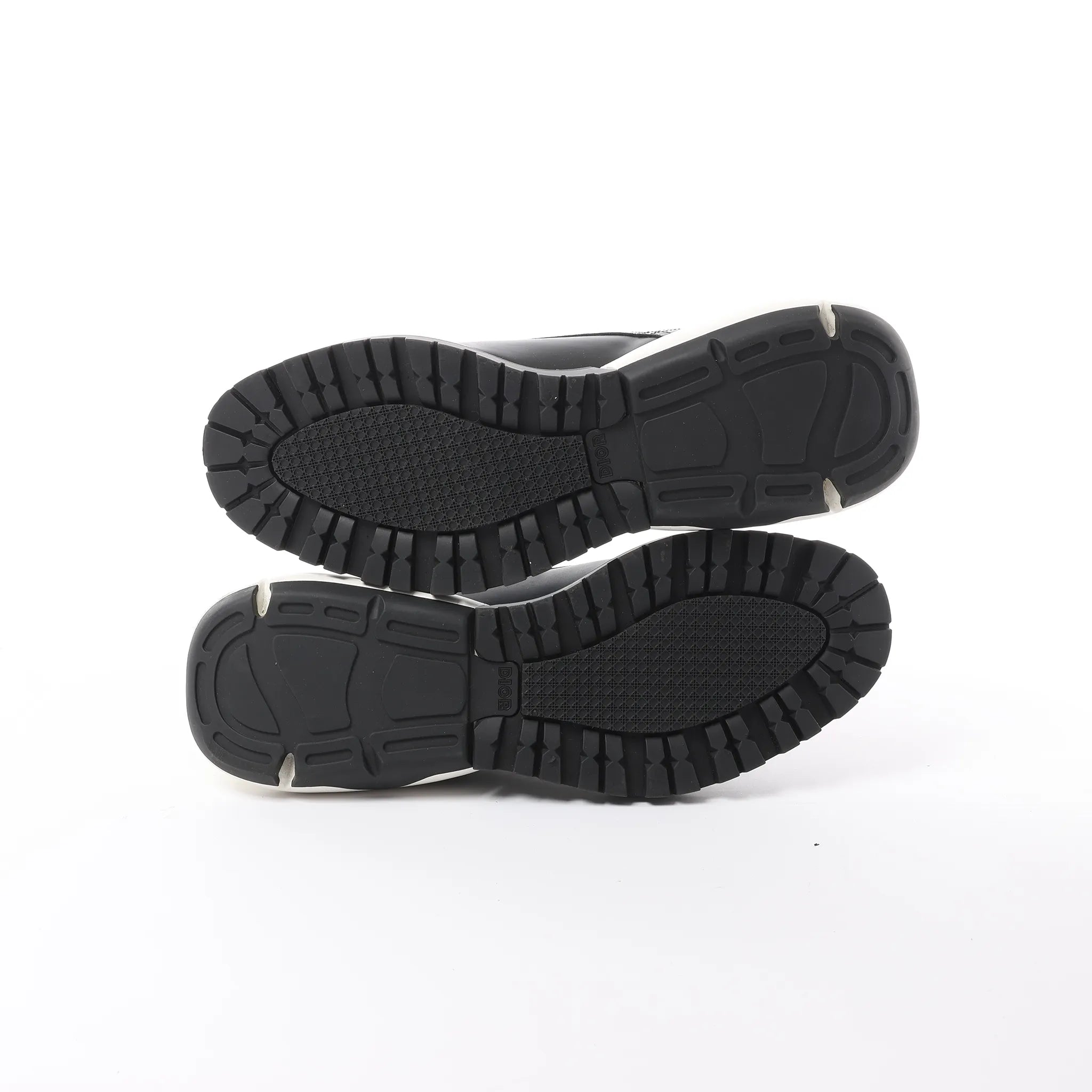 Dior Derby Hybrid Sole Leather Sneakers in Black, Size 42.5 EU