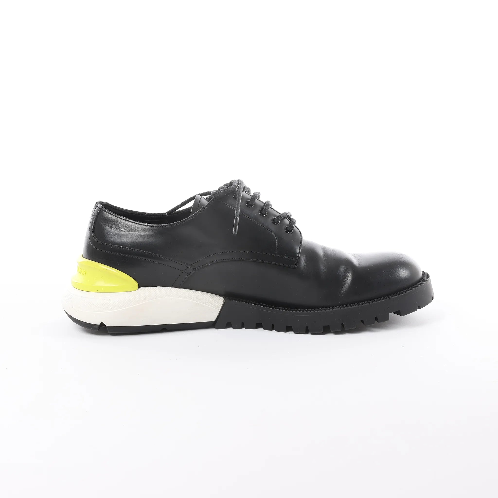 Dior Derby Hybrid Sole Leather Sneakers in Black, Size 42.5 EU