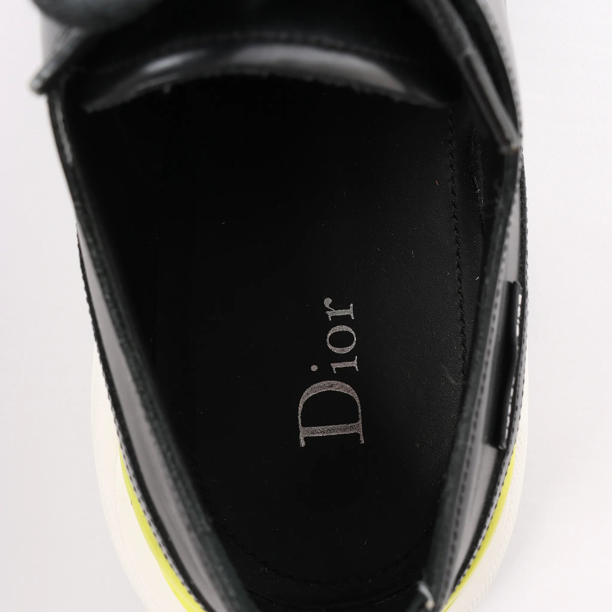 Dior Derby Hybrid Sole Leather Sneakers in Black, Size 42.5 EU