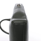 Dior Homme Leather Business Handbag in Green