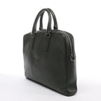 Dior Homme Leather Business Handbag in Green